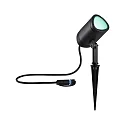 Paulmann Jordspydslampe PLUG&SHINE SHIRA RGBW, ZigBee styrbar LED IP65, antracit dæmpbar