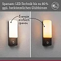 Paulmann Udendørs wall luminaire BONNIE PIR med sensor, insektvenlig, havluftbestandig IP44, antracit 