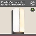 Paulmann Udendørs wall luminaire BONNIE PIR med sensor, insektvenlig, havluftbestandig IP44, antracit 