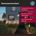 Paulmann Udendørs wall luminaire BONNIE PIR med sensor, insektvenlig, havluftbestandig IP44, antracit 