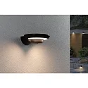 Paulmann Solar væglampe BOROLA PIR med sensor IP44, antracit, gennemsigtig 