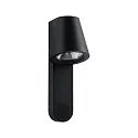 Paulmann Udendørs wall luminaire CAISSA PIR med sensor IP44, antracit, gennemsigtig 