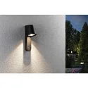Paulmann Udendørs wall luminaire CAISSA PIR med sensor IP44, antracit, gennemsigtig 