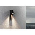 Paulmann Udendørs wall luminaire CAISSA PIR med sensor IP44, antracit, gennemsigtig 