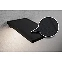 Paulmann outdoor wall luminaire SOLVEIGH LED with motion detector IP44, black 