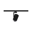 Paulmann Skinne spot PRORAIL3 SPOT ASTHENE cylindrisk, justerbar E27, sort