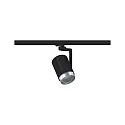 Paulmann Skinne spot PRORAIL3 SPOT ASTHENE cylindrisk, justerbar E27, sort