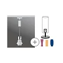 Paulmann URail 2Easy Basic Pendelum, excl. lamp, max. 20W E27, chrome matt