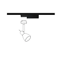Paulmann 1-faset adapter URAIL ZigBee styrbar, sort