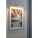 Paulmann picture lamp BENTO half round, tiltable, medium IP20, brushed nickel 