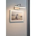 Paulmann Billede lampe RENAN lille, firkantet, vipbar IP20, aluminium børstet 