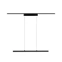Paulmann 1-faset pendul URAIL ZIGBEE LENTO tunable white, ZigBee styrbar LED, sort mat dæmpbar