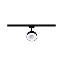 Paulmann 1-faset spot URAIL CIRCLE LED IP20, sort mat dæmpbar