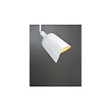 Paulmann shade ALVARO URail DecoSystems, gold matt, white