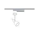 Paulmann adapter URAIL ZigBee styrbar, chrom mat
