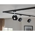 Paulmann Spot URAIL CUBE LED, chrom, sort mat