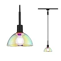 Paulmann pendant luminaire URAIL SARRASANI E14, black matt, dichroic dimmable