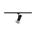 Paulmann Skinne spot URAIL APOL justerbar E27, sort
