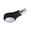 1-phase end cap URAIL, black