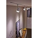 Paulmann URail Spot Pipe, excl. lamp, max. 10W, GU10, white/chrome