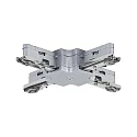 Tilbehør til 1-Faset skinnesystem URAIL X-samlestykke, 125mm, maks. 1000W, 230V, chrom matt