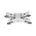 Tilbehør til 1-Faset skinnesystem URAIL X-samlestykke, 125mm, maks. 1000W, 230V, hvid