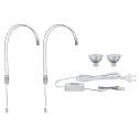 Paulmann Paulmann Galeria Spejllampe LED II chrom inkl. lyskilde 2x4W GU5,3