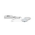 Paulmann Paulmann LED Furniture recessed luminaire round 2x2,5W 6VA 230/12V 3000K, set of 2 chrome