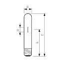 Philips Halogen-metaldamplampe HPI-T PRO T65 E40 4300K CRI 60-69 