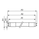 Philips LED rør T8 CorePro LEDtube UN 1500mm G13 23W 3500lm 4000K 240° 