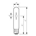 Philips metal halide lamp MASTER CityWh CDO-TT PLUS T35 E27 74W 7500lm 4200K dimmable