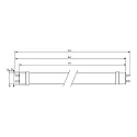 Philips LED tube T8 MASTER LEDTUBE VALUE HO G13 23W 3100lm 6500K 240° CRI 83 