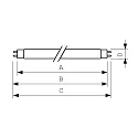 Philips Fluorescerende lyskilde TL 15 ACTINICAS UVA T26 G13