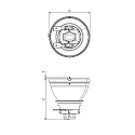 Philips halogen lyskilde MSD PLATINUM 200 FLEX 1CT/8 240W 14000lm 7800K dæmpbar