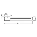RADIUM LED lyskilde ESSENCE LONG RL-LONG24 840/2G11 UN omskiftelig mat 2G11 12W 1500lm 4000K 140° CRI >80  mat