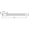 RADIUM LED lyskilde ESSENCE LONG RL-LONG36 840/2G11 UN omskiftelig mat 2G11 18W 2300lm 4000K 140° CRI >80  mat