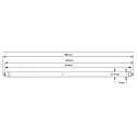 RADIUM LED rør T5 DC TUBE T5 NEO mat G5 10W 1800lm 6500K 220° CRI 80-89 dæmpbar