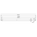 RADIUM LED rør T5 DC TUBE T5 NEO mat G5 23,4W 3870lm 3000K 220° CRI 80-89 dæmpbar