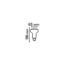 RADIUM LED reflektorpære ESSENCE R63 60 827/WFL omskiftelig E27 4,8W 350lm 2700K 36° CRI 80-89 