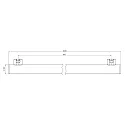 RADIUM Linjelampe S14s RaLEDina RL-RAL2 60 S14s 4,9W 430lm 2200K 200° CRI >90 dæmpbar