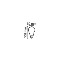 RADIUM filament lamp standard STAR KLASSIK A75 DIM 927/F A75 matt E27 7,8W 1055lm 2700K 330° CRI 90-100 dimmable