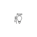 RADIUM Glødepære dråbeformet STAR RL-D60 D60 E27 3,4W 3000K 300° dæmpbar