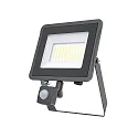 Projektørlys STAR 5000/840 BK SENSOR med sensor, vipbar, omskiftelig IP65, sort 