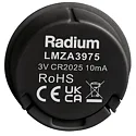 Fjernbetjening REMOTE RF DOT 1ZONE BLACK 1-fold, cylindrisk, med radio-udgang (RF), sort