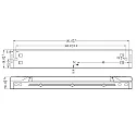 RADIUM LED driver DC DRIVER DALI 15W/100-350mA DALI styrbar, konstant strøm, justerbar, sølvgrå