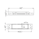 RADIUM LED driver DC DRIVER ON-OFF 30W/700MA konstant strøm, omskiftelig, sølvgrå