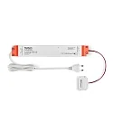 LED driver EASY CONNECT 24V DC - 120W EURO PLUG med stik, konstant strøm, statisk, orange, hvid