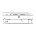 RADIUM LED driver LED DC 200-350MA 80W konstant strøm, justerbar, hvid