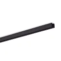U-profil MEDIUM U 27/25.9/B2C2 - 2M overflademonteret version, sort, anodiseret