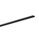 U-profil MEDIUM U-FLAT 27/10.2/B2C2 - 2M flad, overflademonteret version, sort, anodiseret